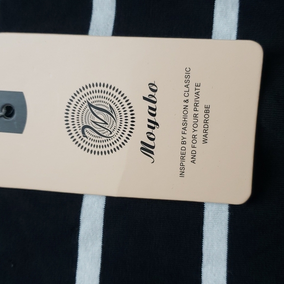 Moyabo Striped Dress (NEW) Med. - Picture 9 of 9